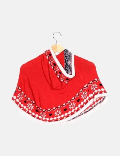 Chicco Poncho rojo punto