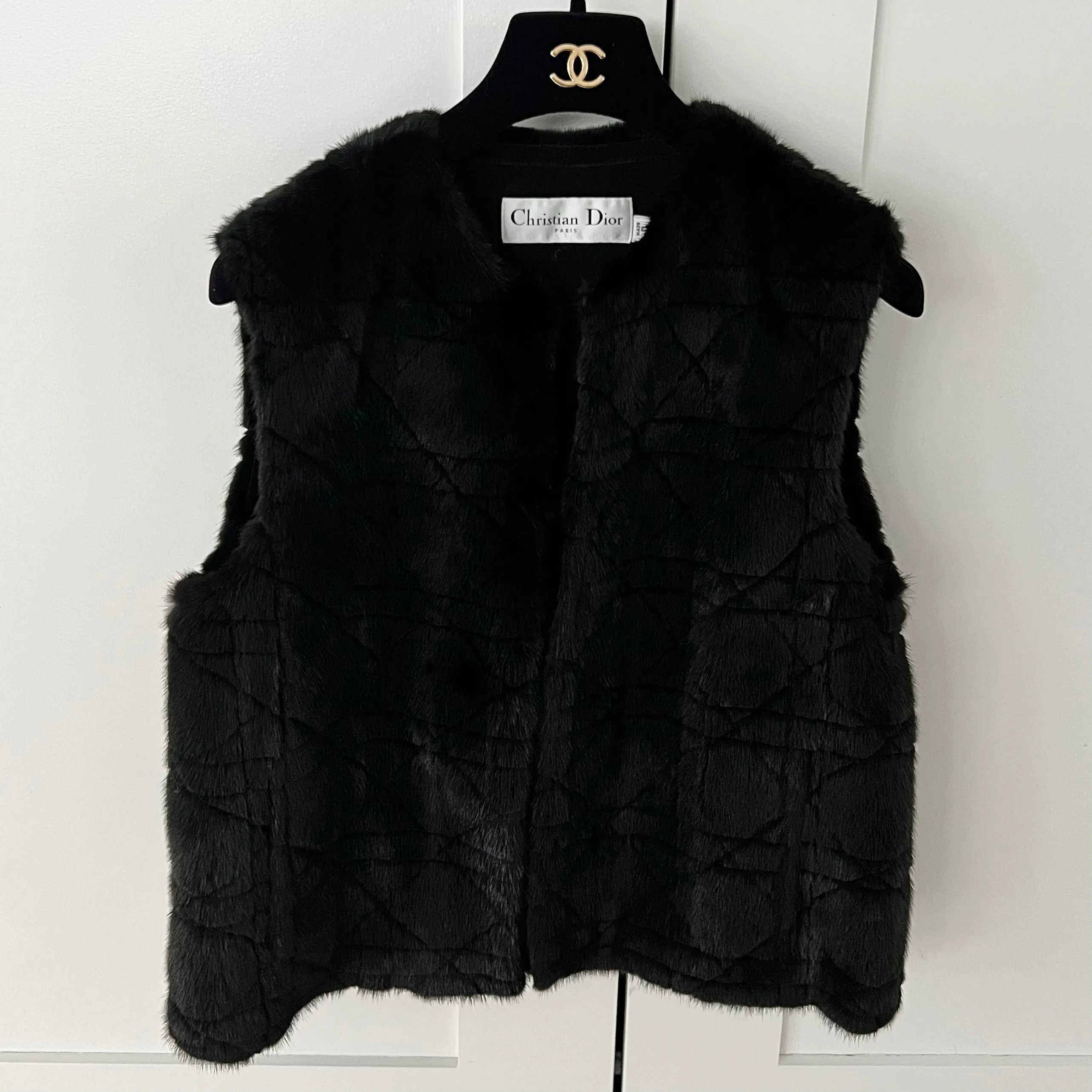 Christian Dior Mink Fur Cannage Vest