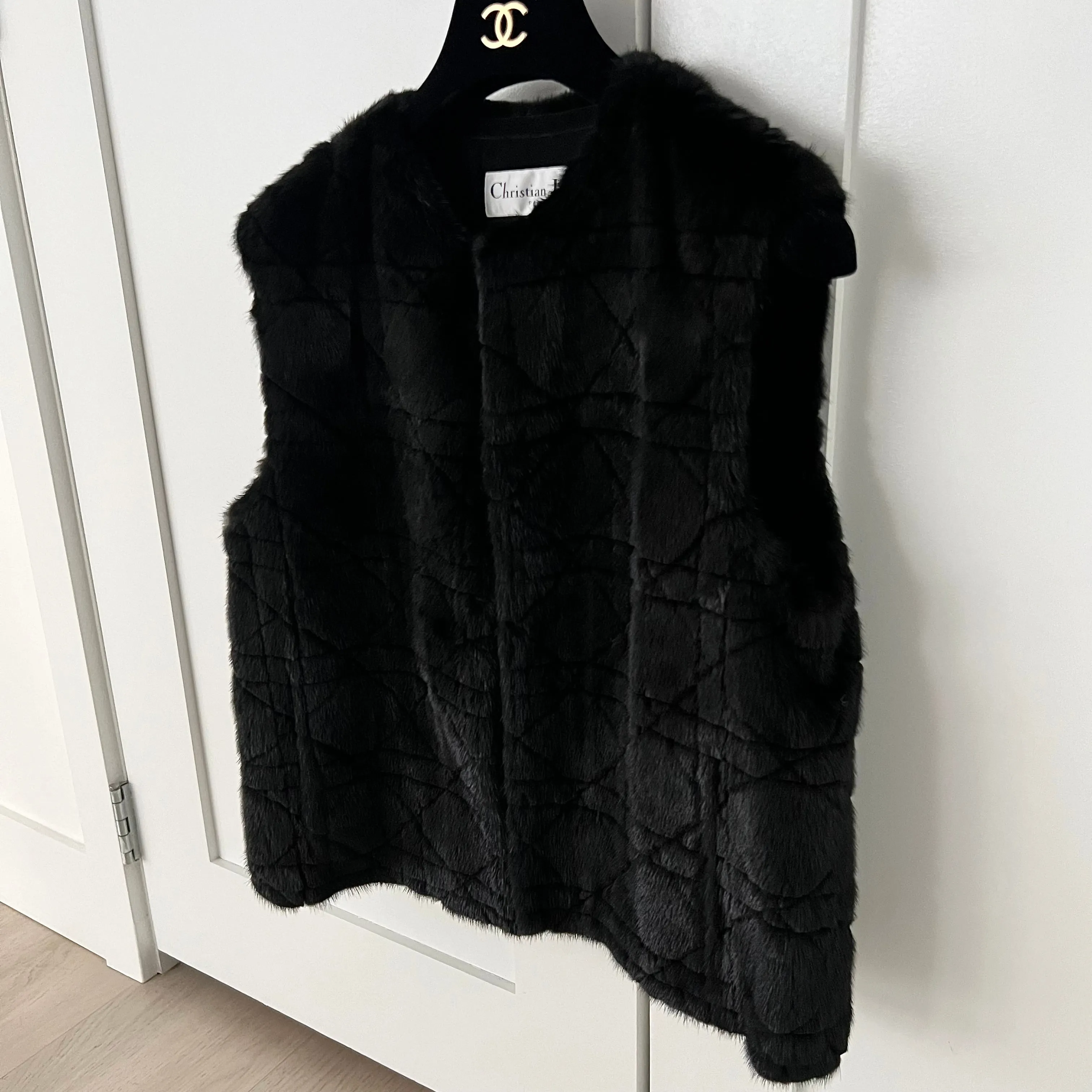 Christian Dior Mink Fur Cannage Vest