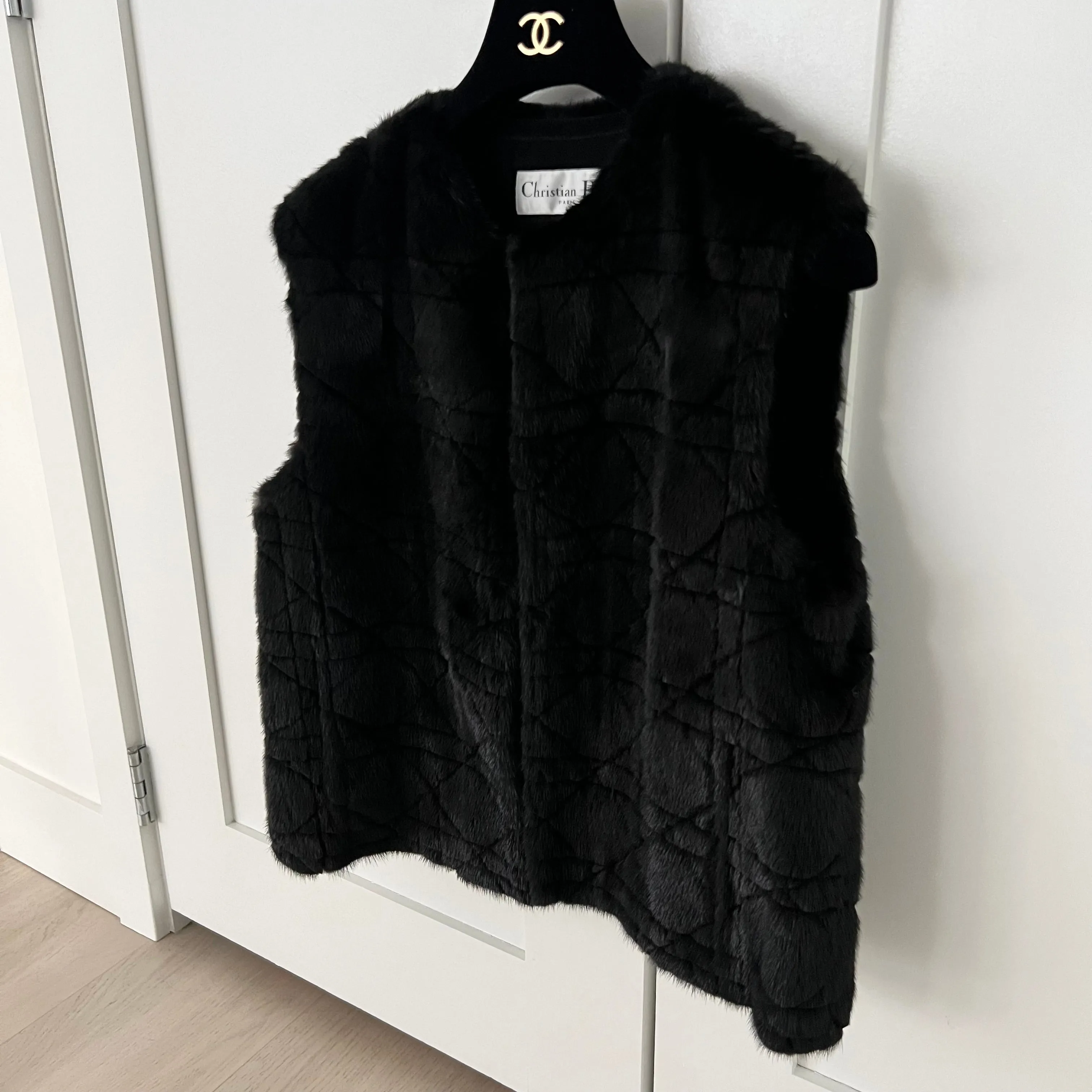 Christian Dior Mink Fur Cannage Vest