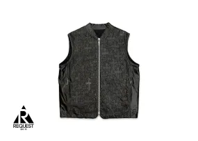 Chrome Hearts Cross Leather Vest Black