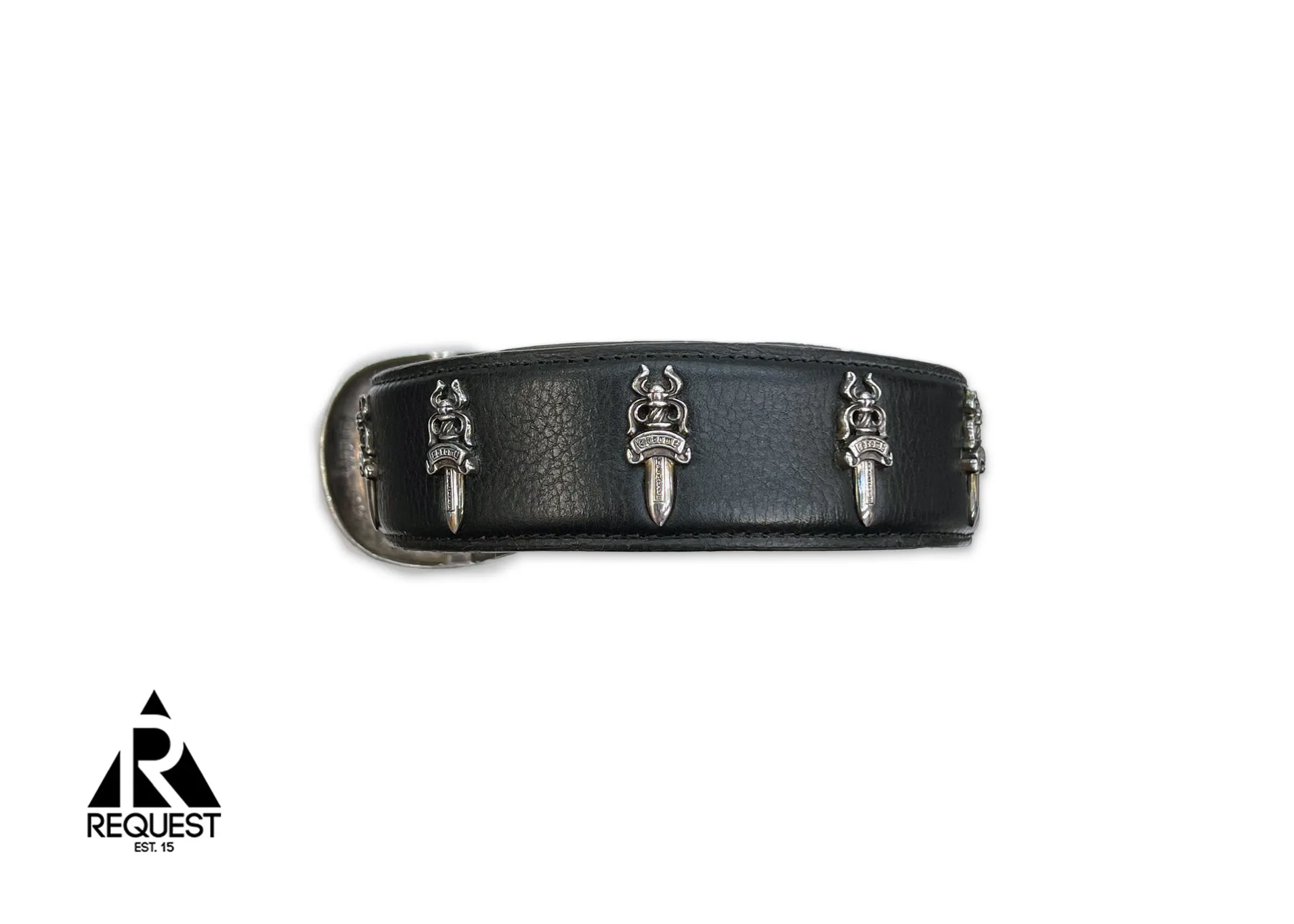 Chrome Hearts Gun Dagger Belt Black