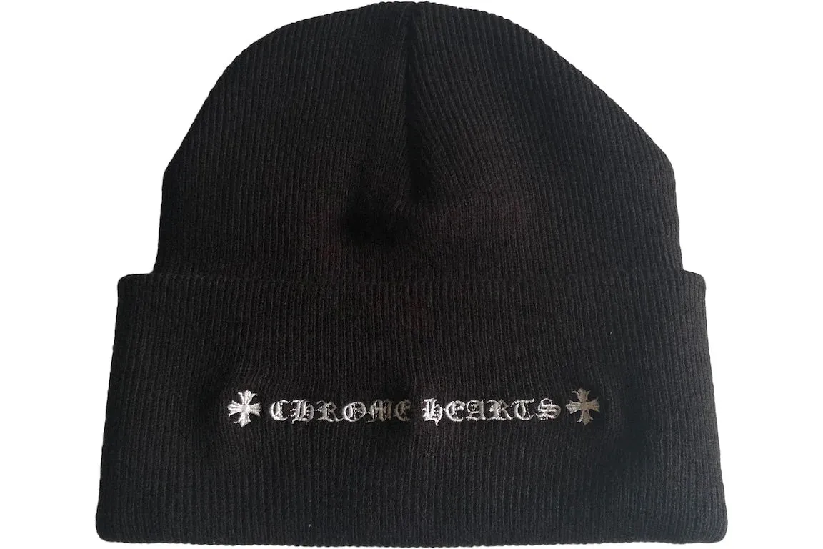 Chrome Hearts Matty Boy Chomper Beanie Black is a stylish beanie by Chrome Hearts.