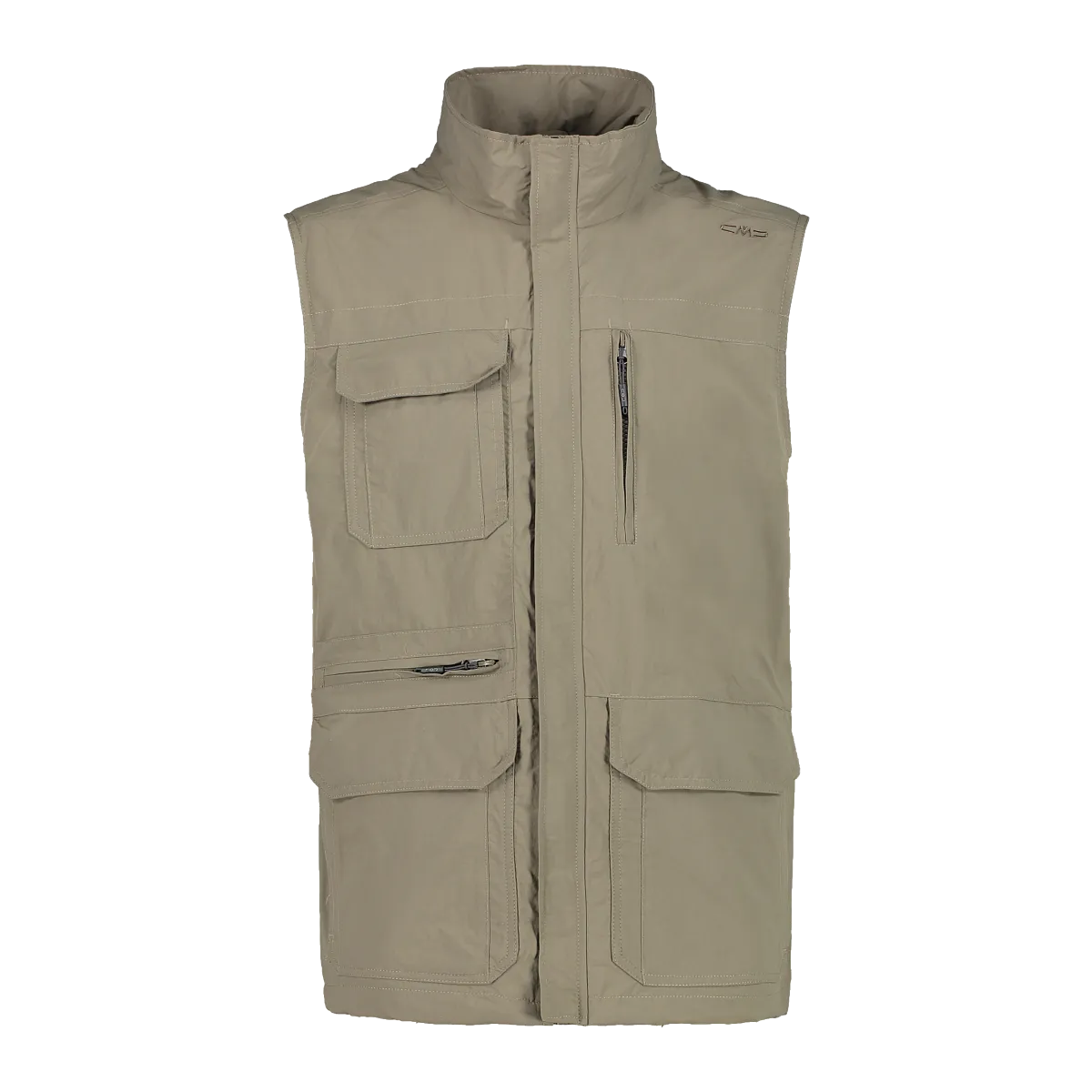 CMP outdoor gilet with multiple pockets for trekking - Men's