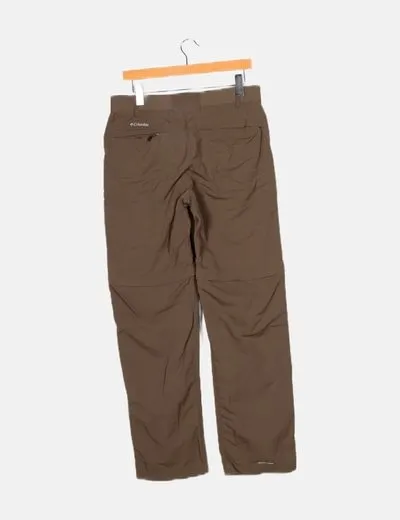 Columbia Pantalon técnico marrón