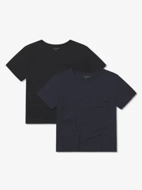 Cropped Fitted Crew Marcy Tee 2-Pack