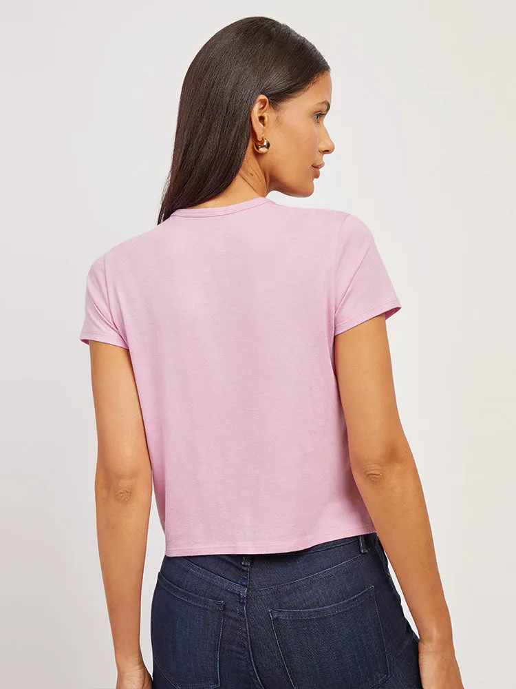 Cropped Fitted Crew Marcy Tee