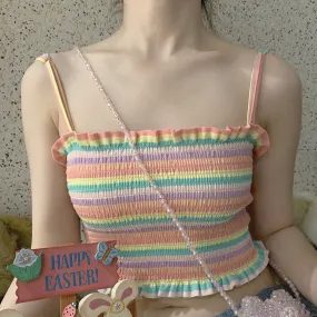 Cute Rainbow Striped Vest - BY29000