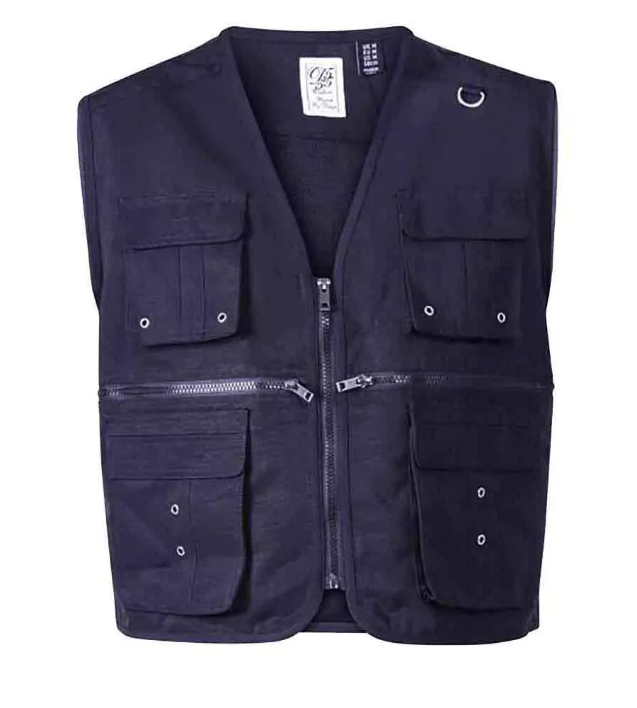 D555 Big Mens Multi Pocket Gilet (ACCORD)