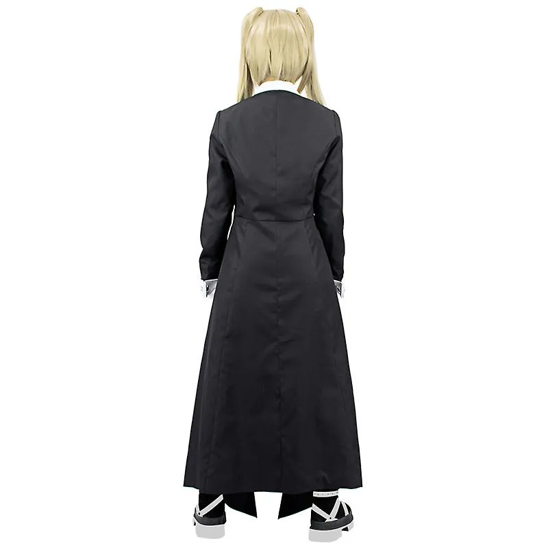 Dazcos Soul Eater Maka Albarn Cosplay 6pcs Jacket+vest+shirt+tie+plaid Skirt+gloves For Women Full Set Trench Uniform Halloween