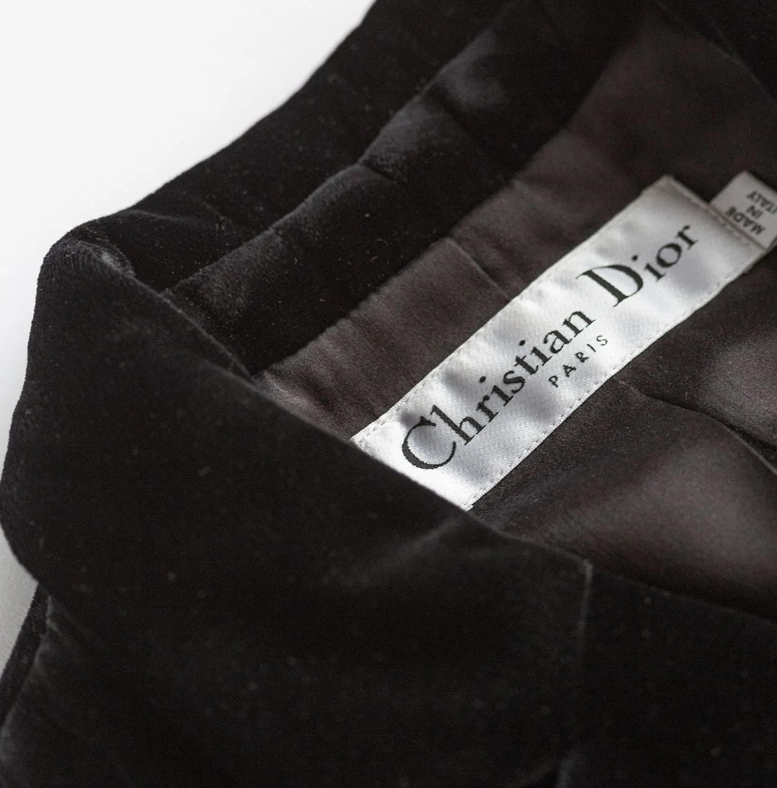 Dior velvet black gilet size 36 FR.