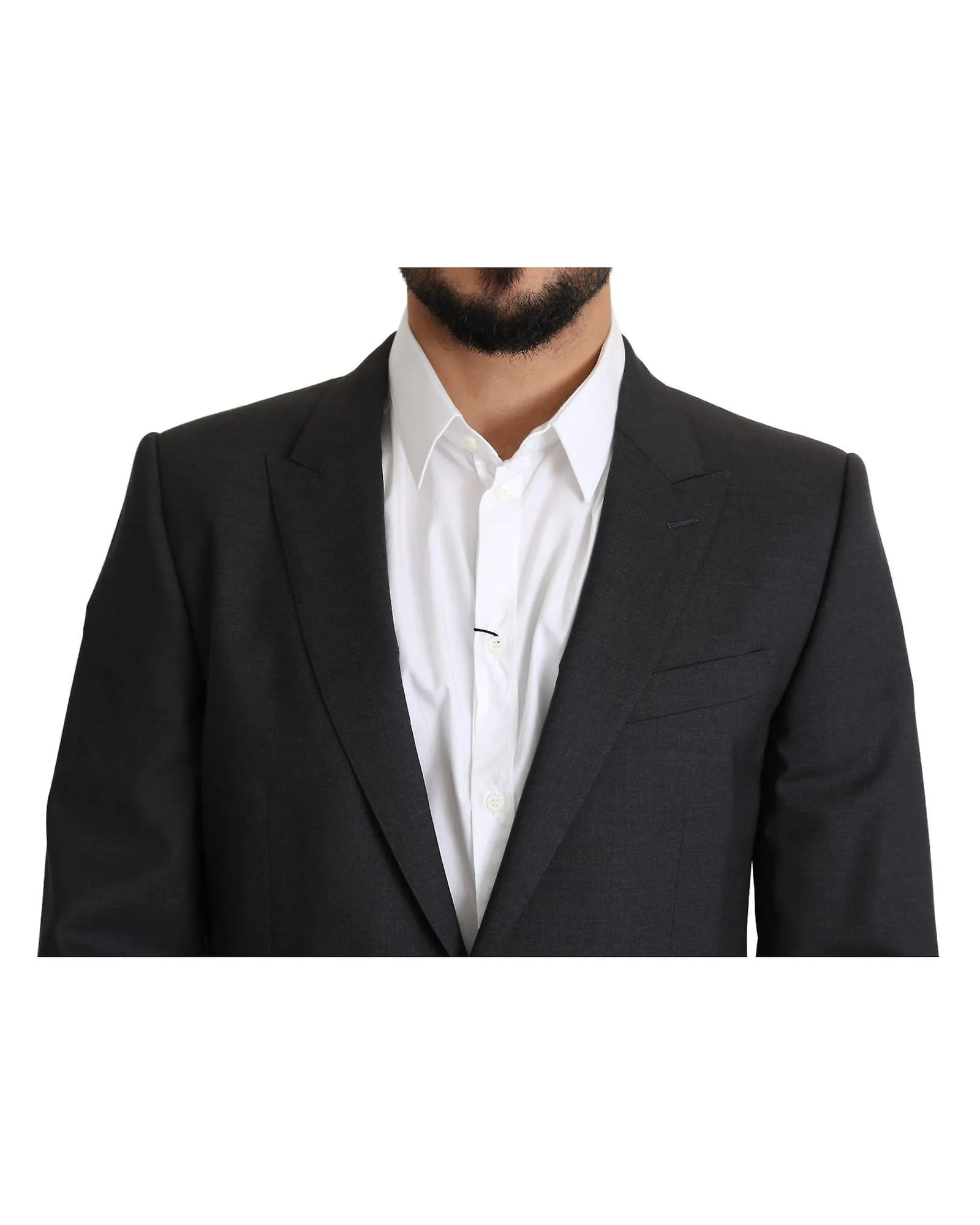 Dolce & Gabbana Wool Single Breasted Coat Blazer