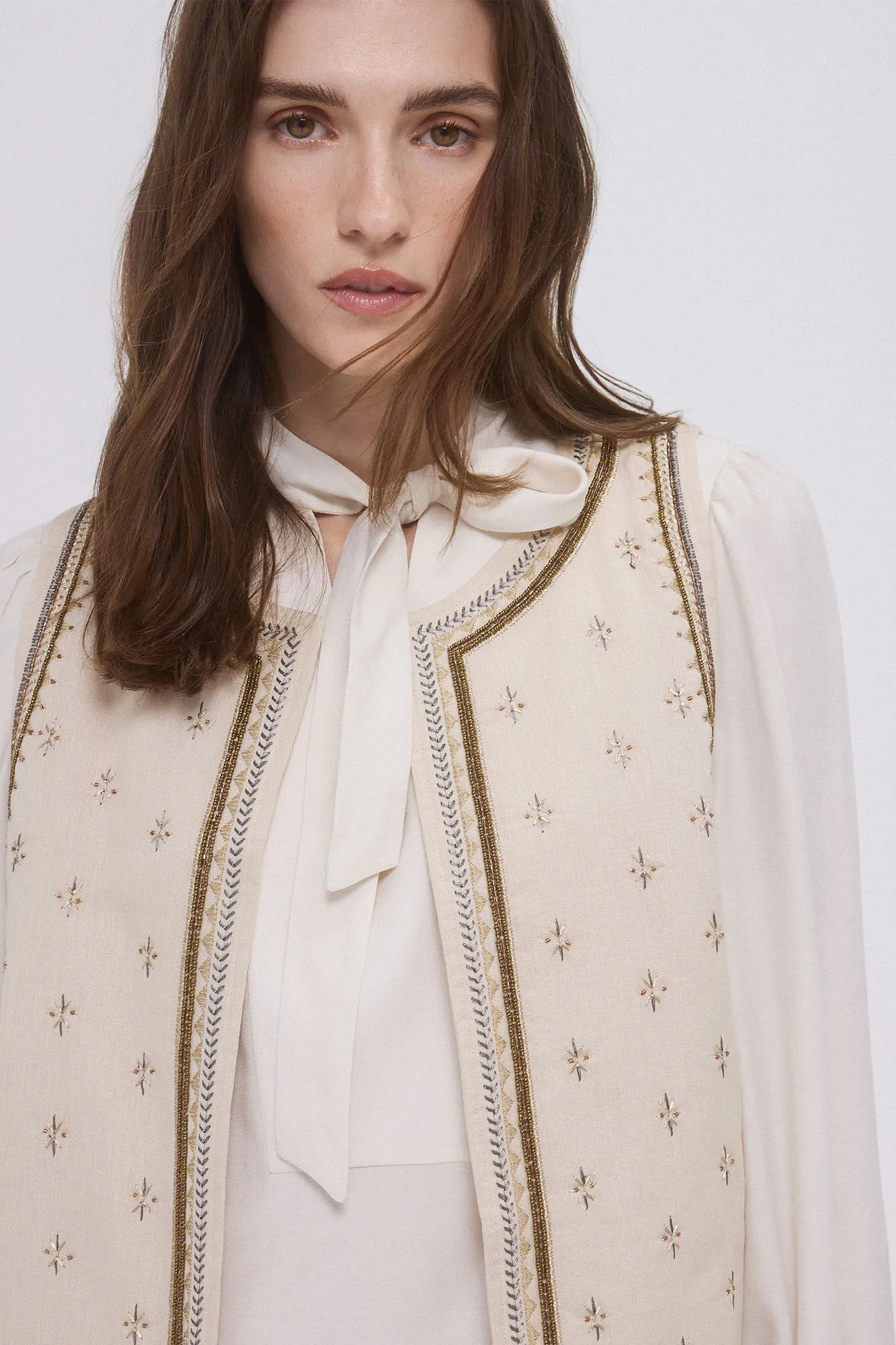 Embroidered waistcoat