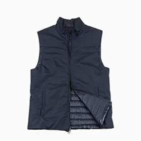 Feli Techno Wool Lam Gilet in Dark Blue