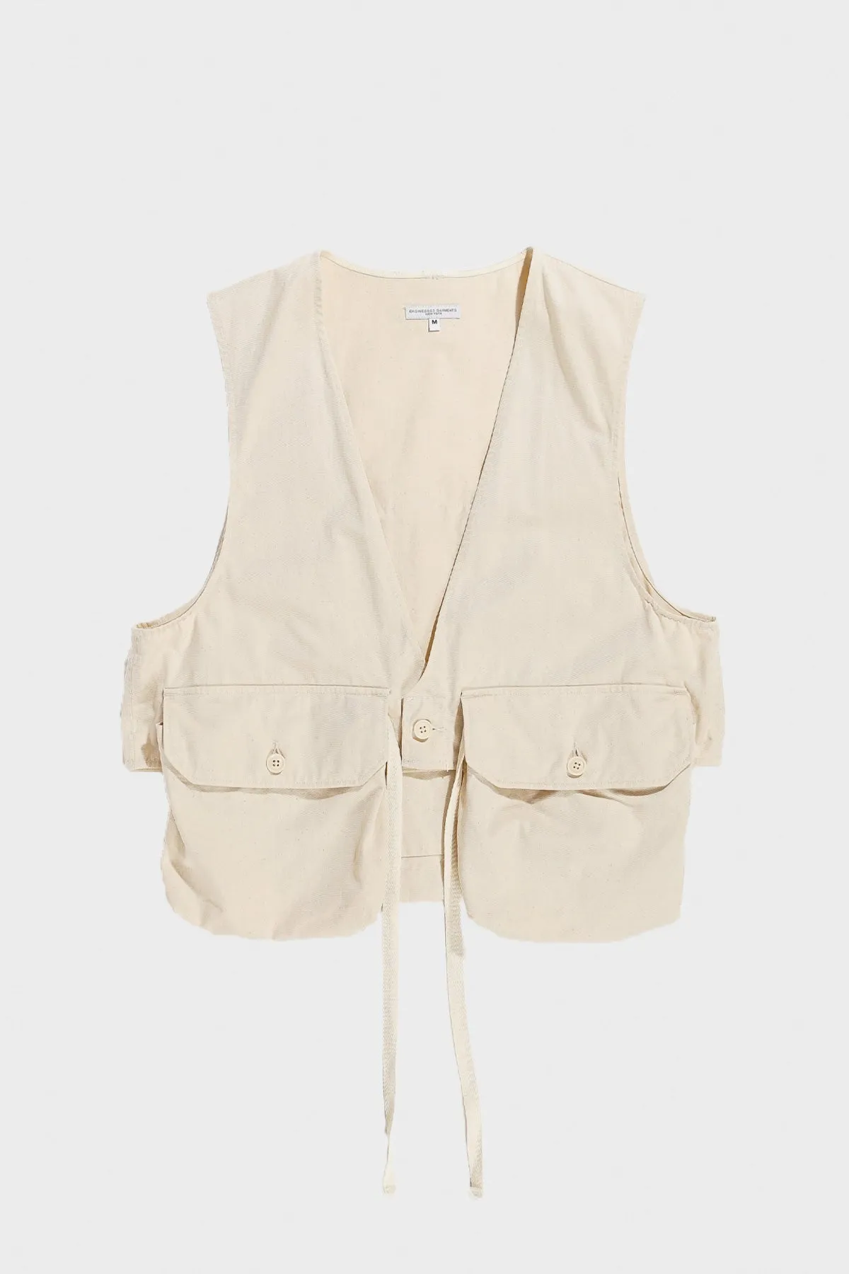 Fowl Vest - Natural 6.5oz Flat Twill