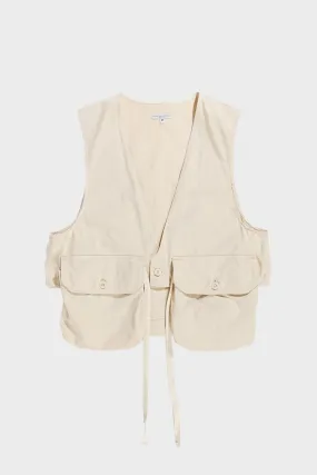 Fowl Vest - Natural 6.5oz Flat Twill