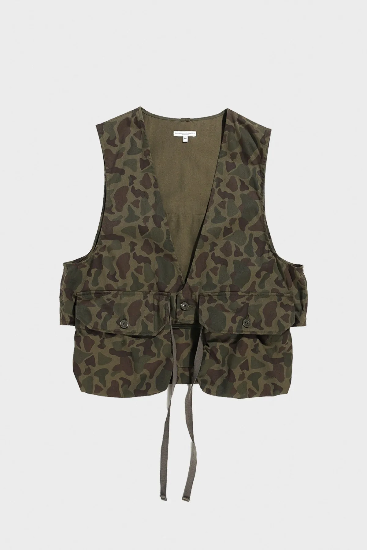 Fowl Vest - Olive Camo 6.5oz Flat Twill