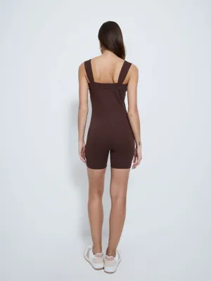 G21 Brown Strappy Jersey Playsuit | Women | George at ASDA