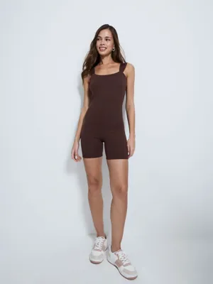 G21 Brown Strappy Jersey Playsuit | Women | George at ASDA