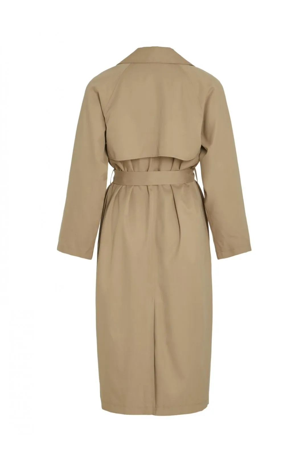 GABARDINA MIDI TRENCH COAT CAMEL