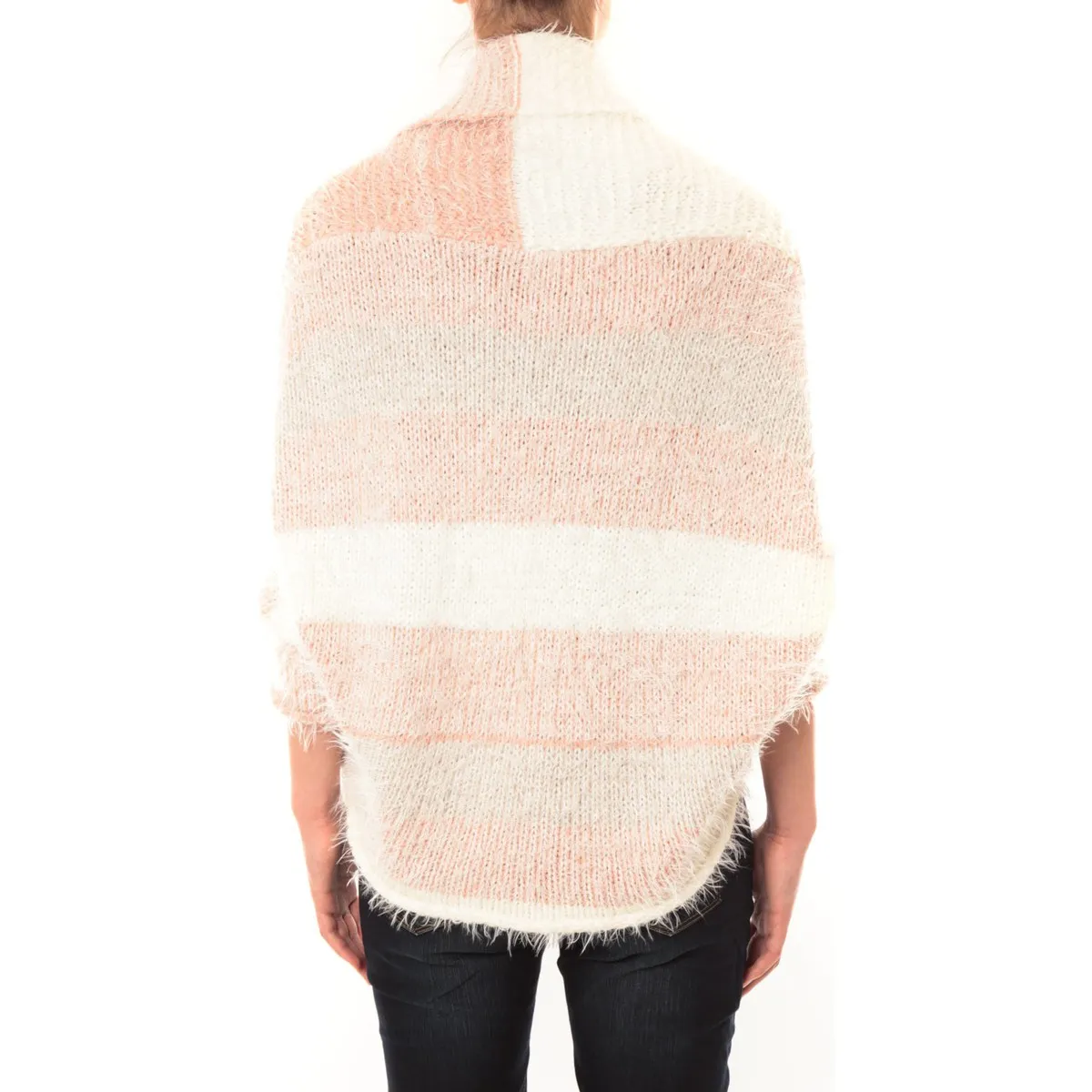 Gilet Bicolore LOLA blanc et rose