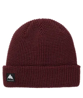 Gorro Burton Recycled Waffle Granate