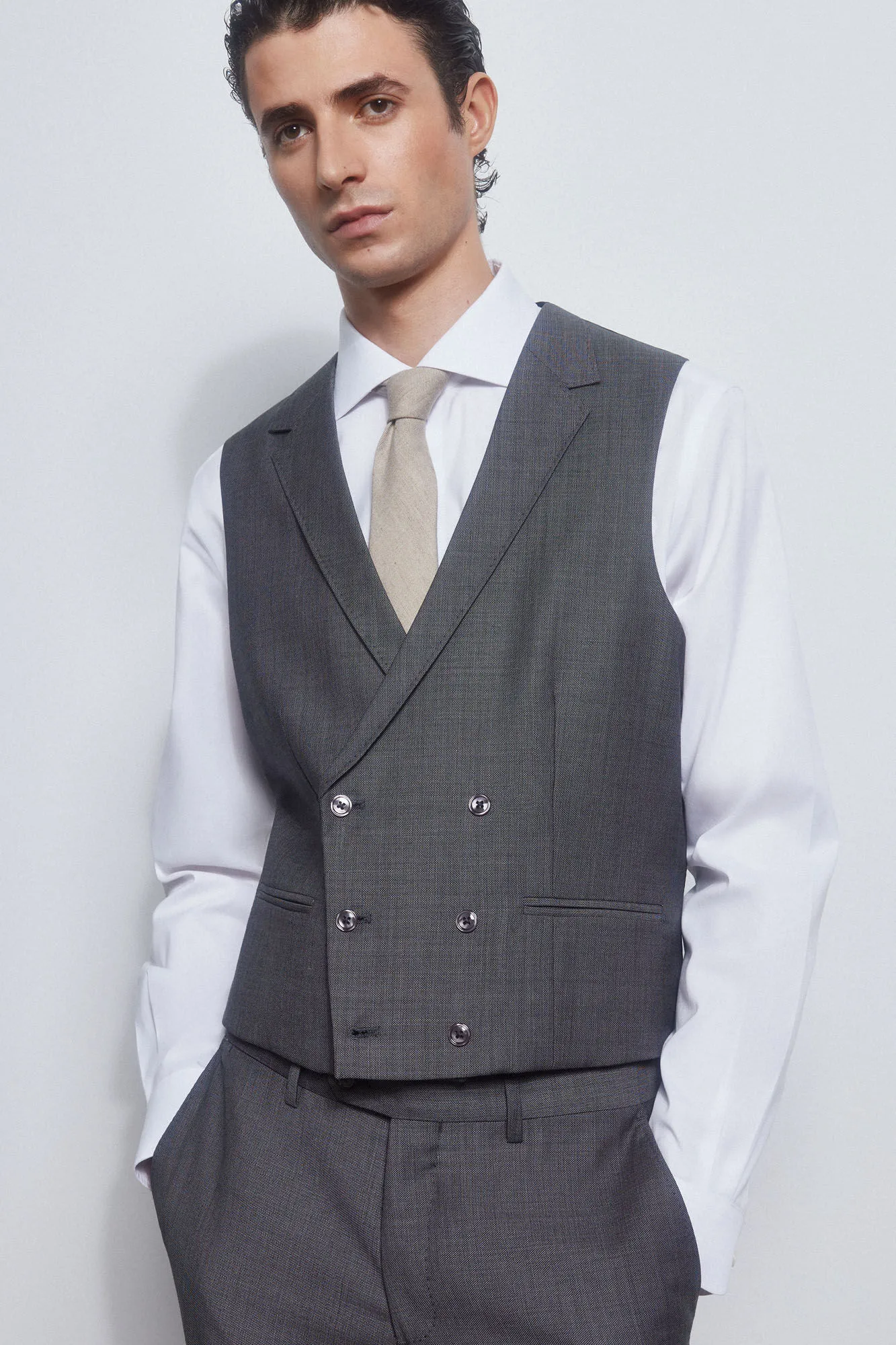 Grey waistcoat