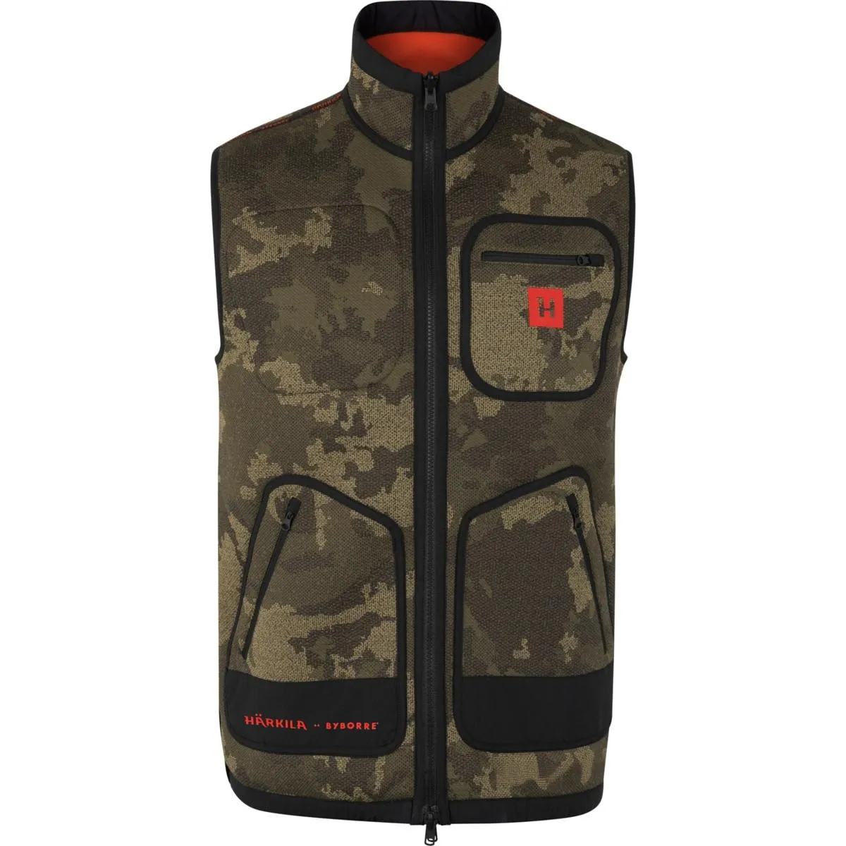 Harkila Kamko Pro Edition Reversible hi-vis waistcoat AXIS MSPLimited Edition/Orange