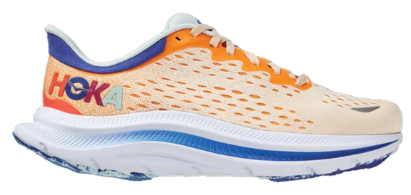 Hoka Womens Kawanas Athletic Shoes- Peach/Purple