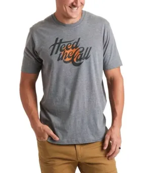 Howler Brothers Heed The Call Flourish Tee In Grey Heather