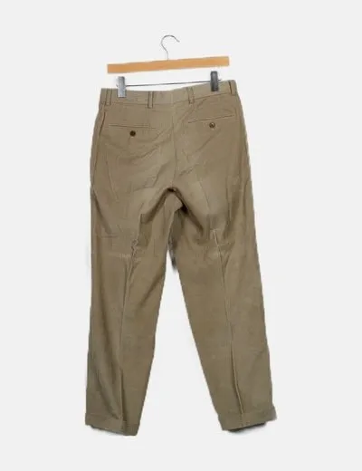 Hugo Boss Pantalón beige pana