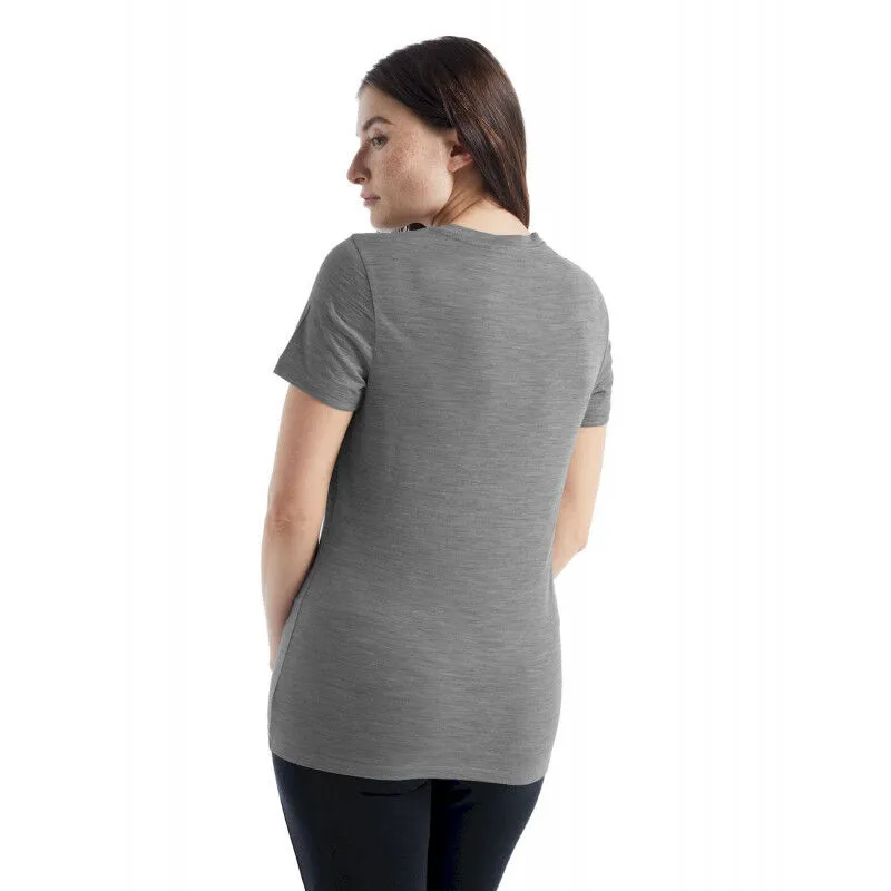 icebreaker  Tech Lite II SS Scoop Tee Fabulous Fer - Maglia merino - Donna