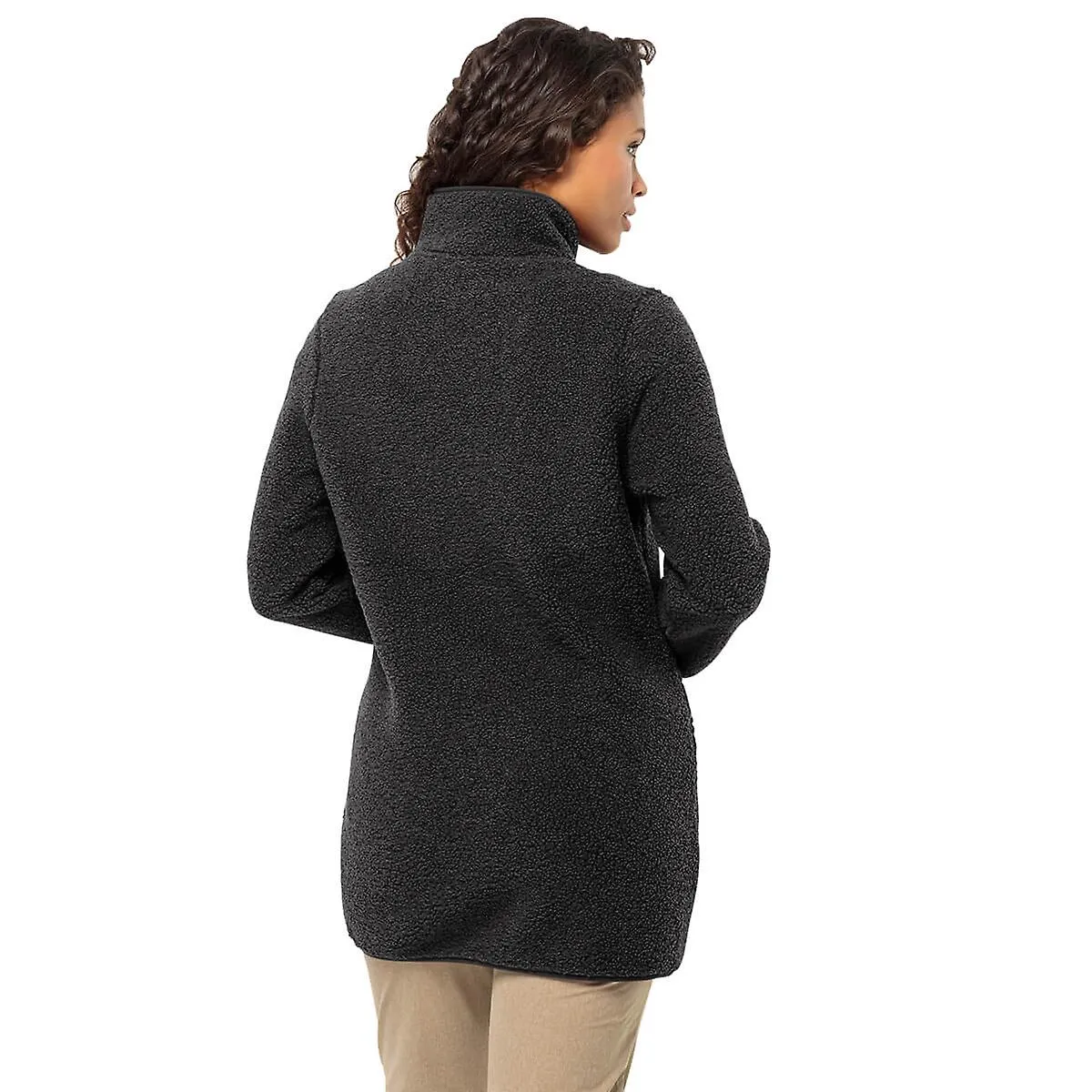 Jack Wolfskin Mujer High Curl Soft Feel Breathable Fleece Coat Jacket