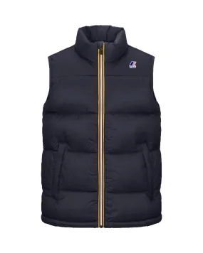 K-Way men's jacket vest Le Vrai 3.0 Rouland Heavy Warm Blue.