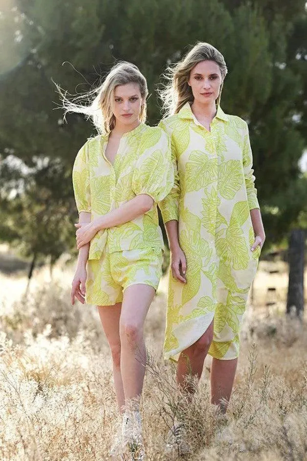 Las Surenas - Tunic - Life In Lime