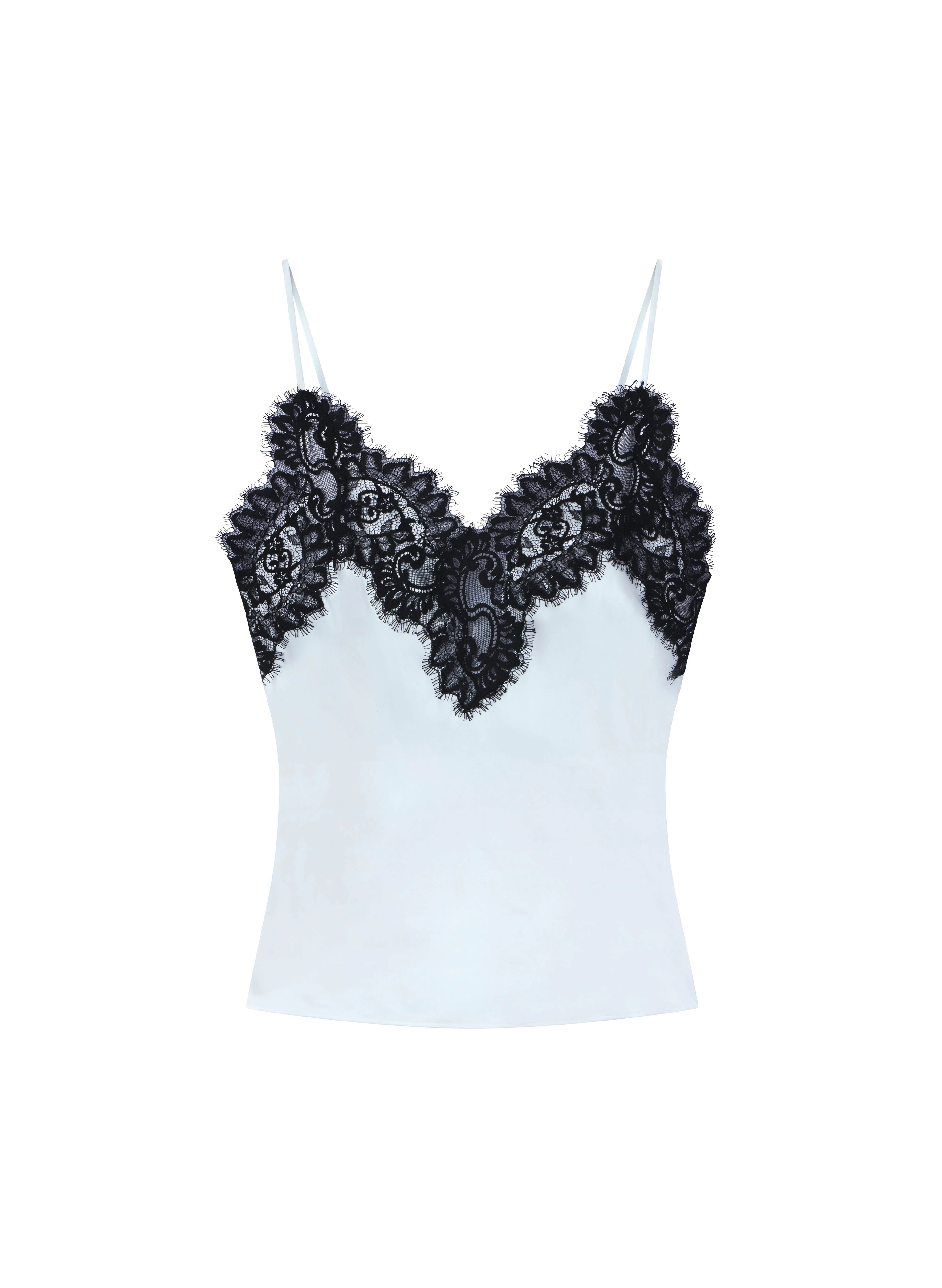 Lennon Satin and Lace Camisole Top