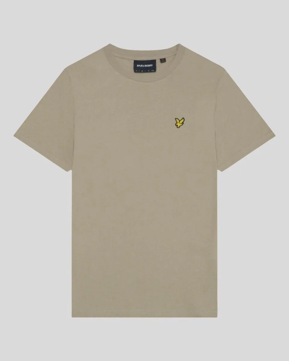 Lyle & Scott Plain Crew Neck T-Shirt Sage Uniform