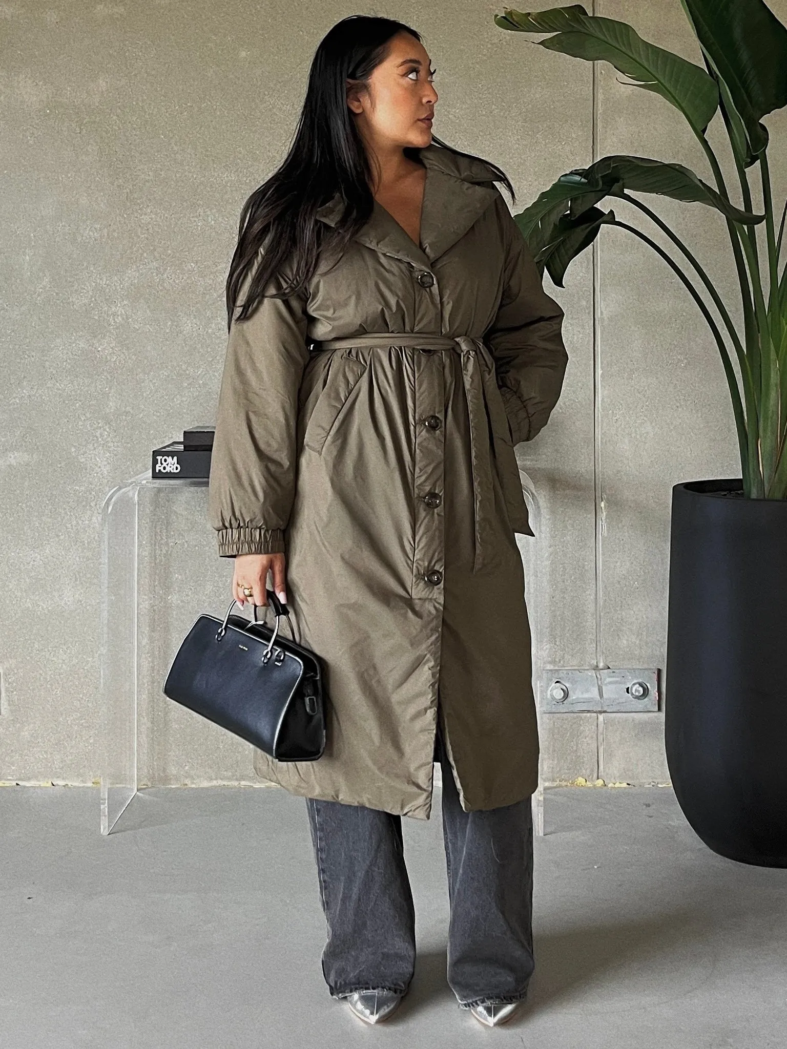 Maddie Puffer Trench Coat