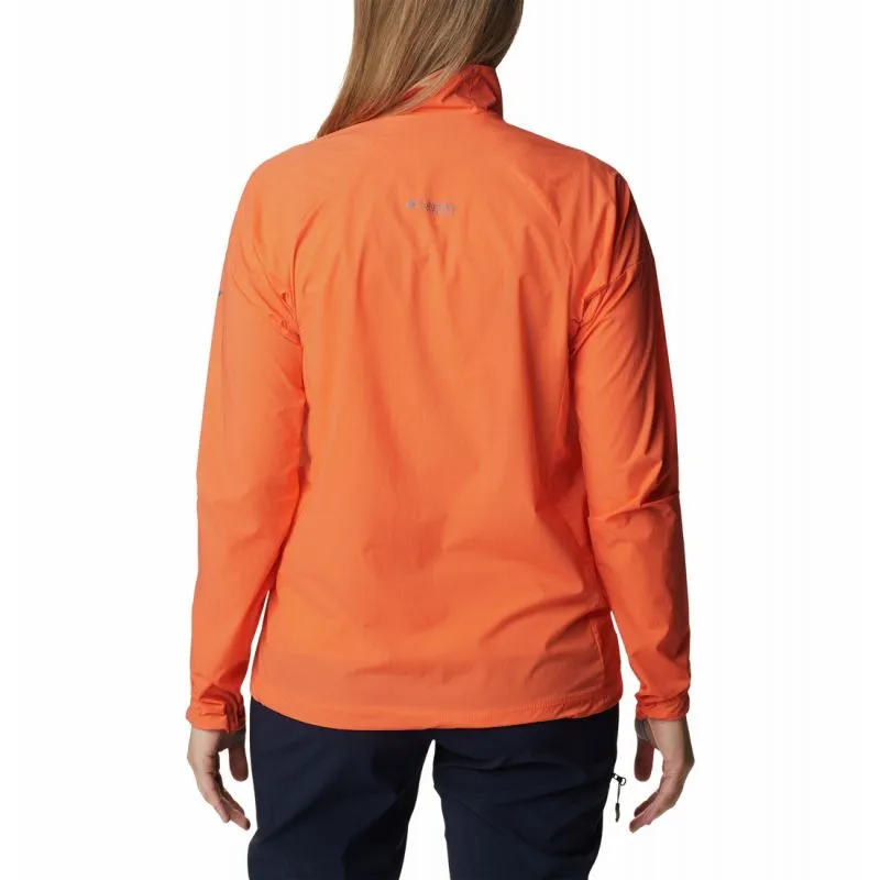 Manga larga Columbia Titan Pass™ Lightweight 1/2 Zip (naranja) Mujer