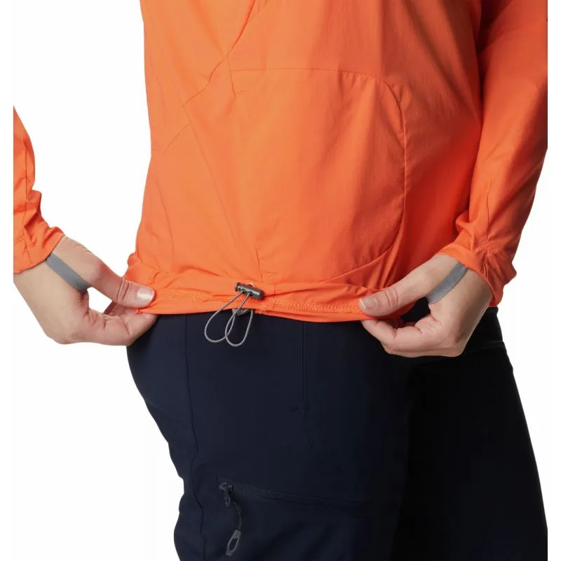 Manga larga Columbia Titan Pass™ Lightweight 1/2 Zip (naranja) Mujer