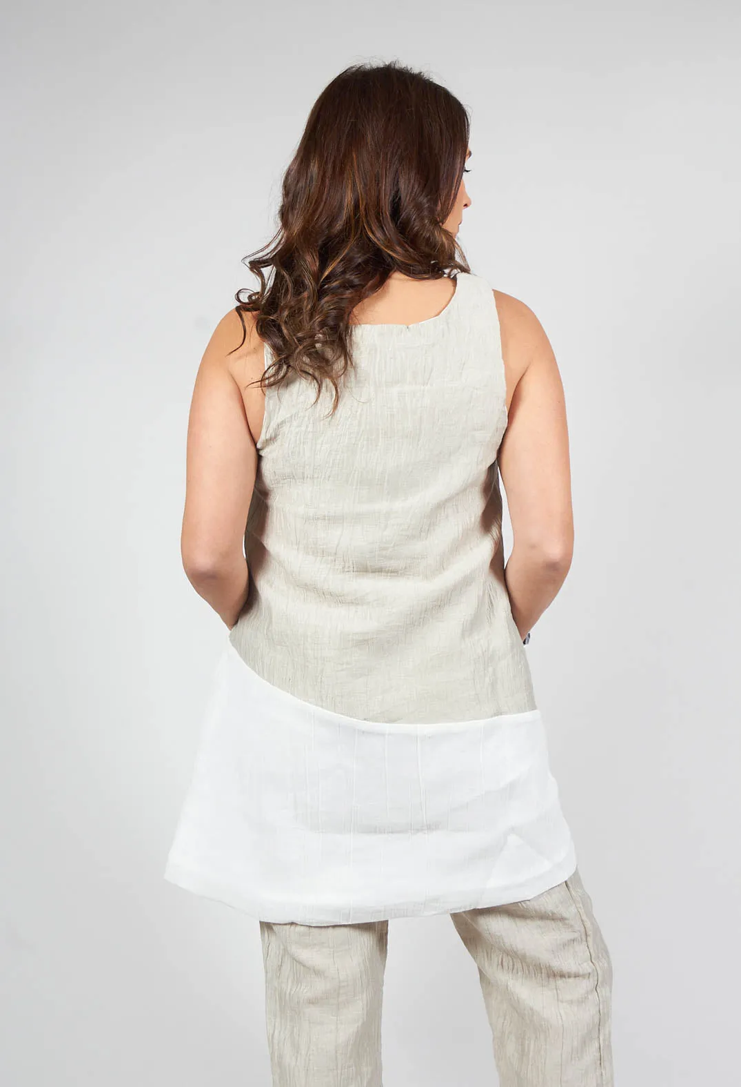 Marie Lou Tunic in Beige