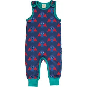 Maxomorra Bat Playsuit - Organic Cotton Halloween Costume