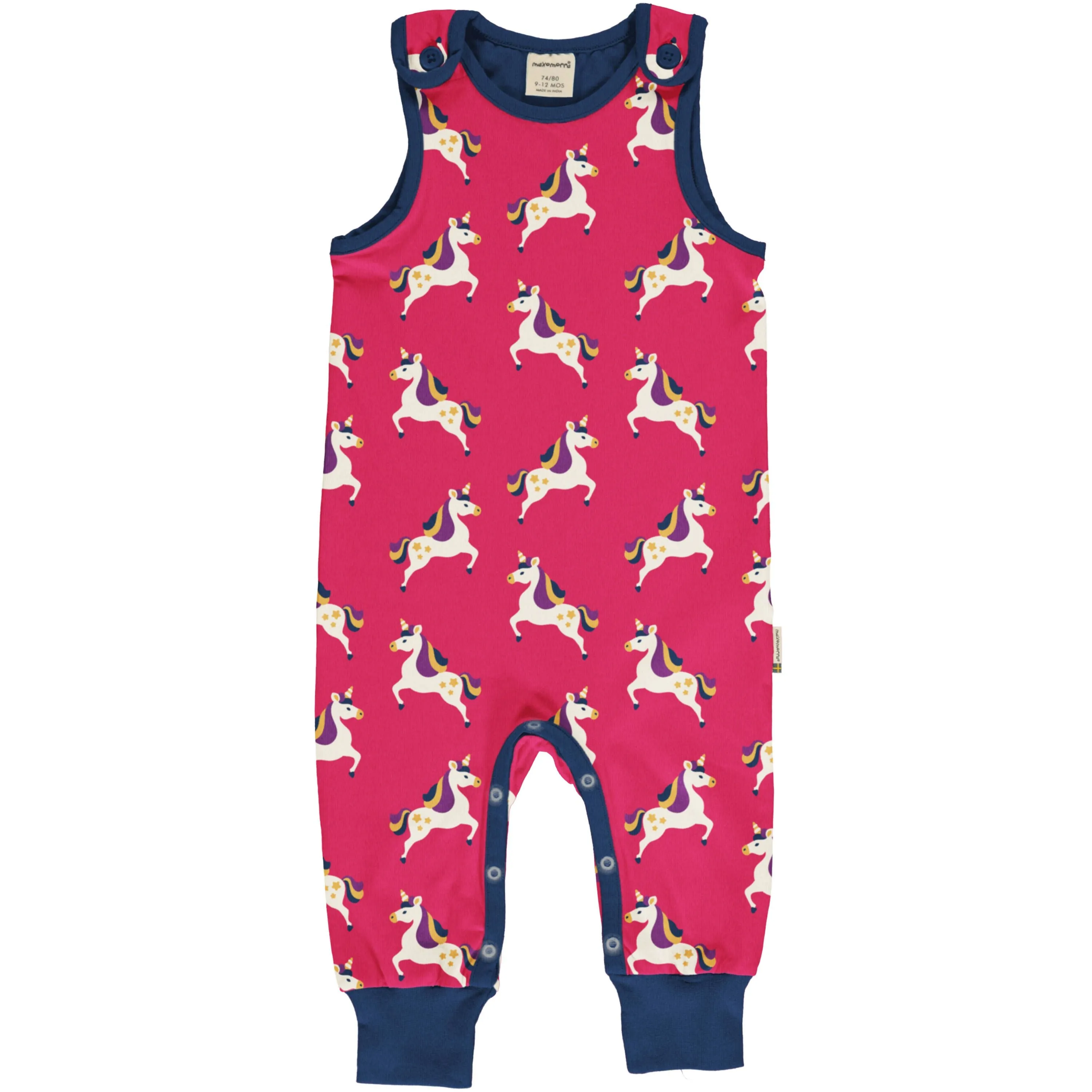 Maxomorra Forest Unicorn Romper