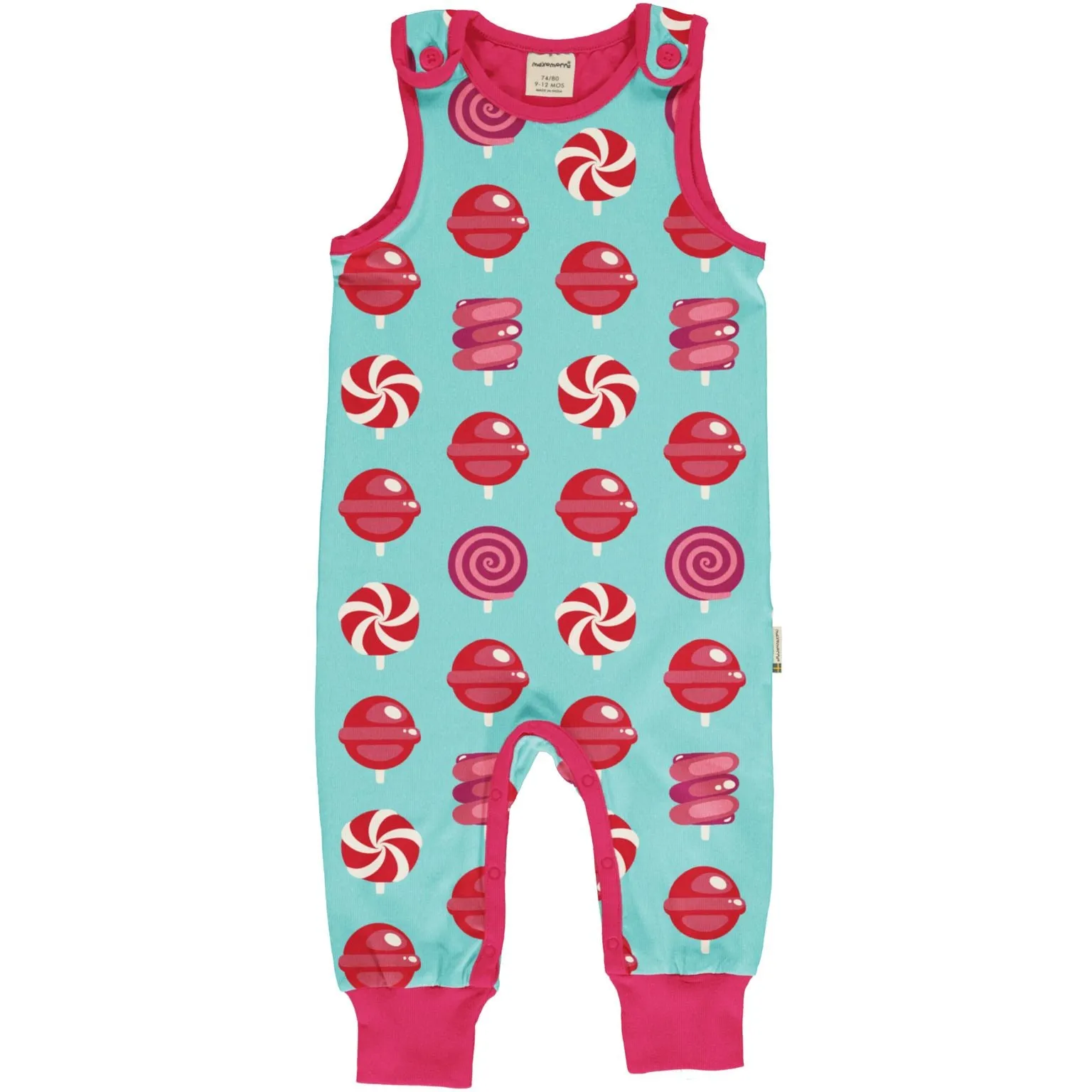 Maxomorra Party Lollipop Romper.