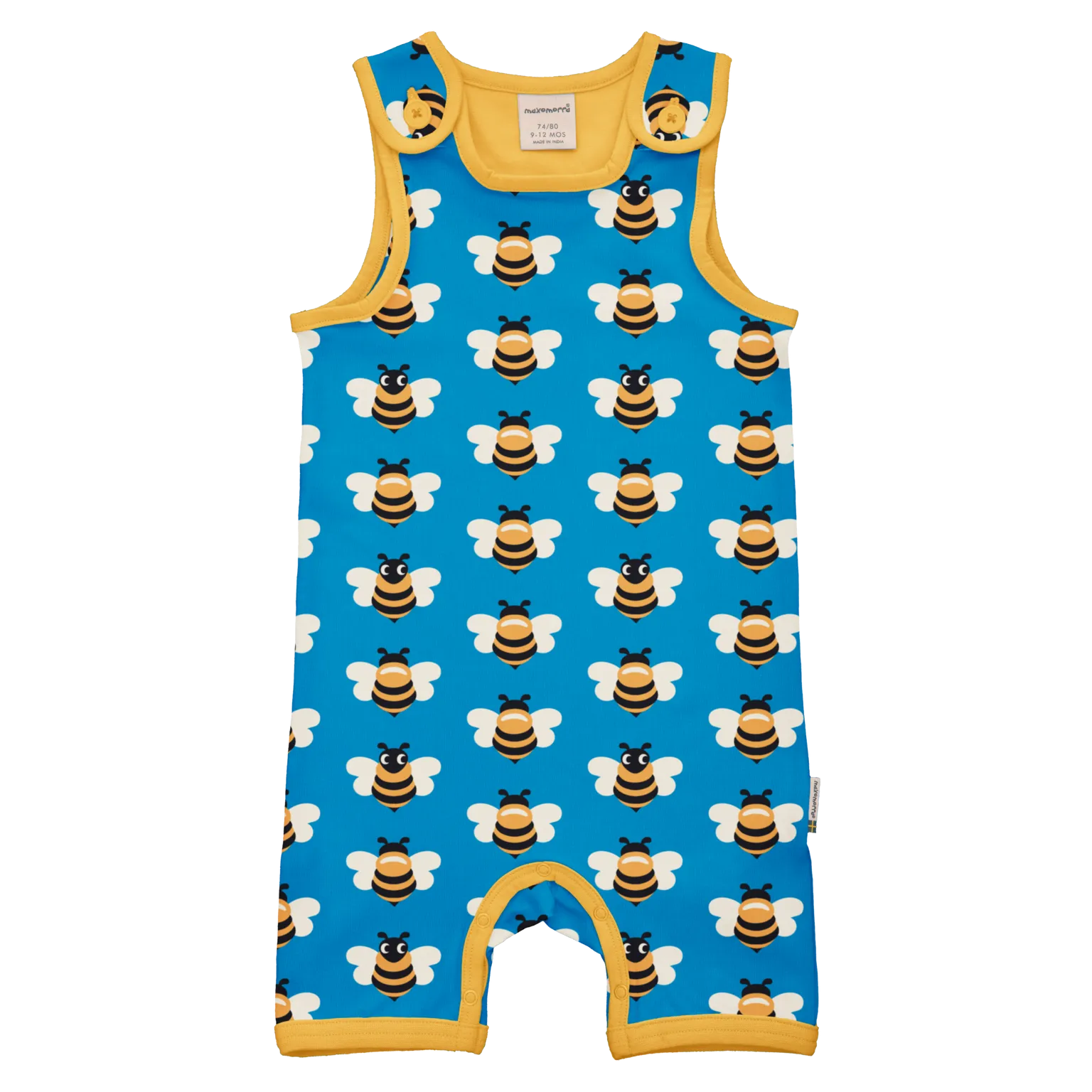 Maxomorra playsuit picnic bee short