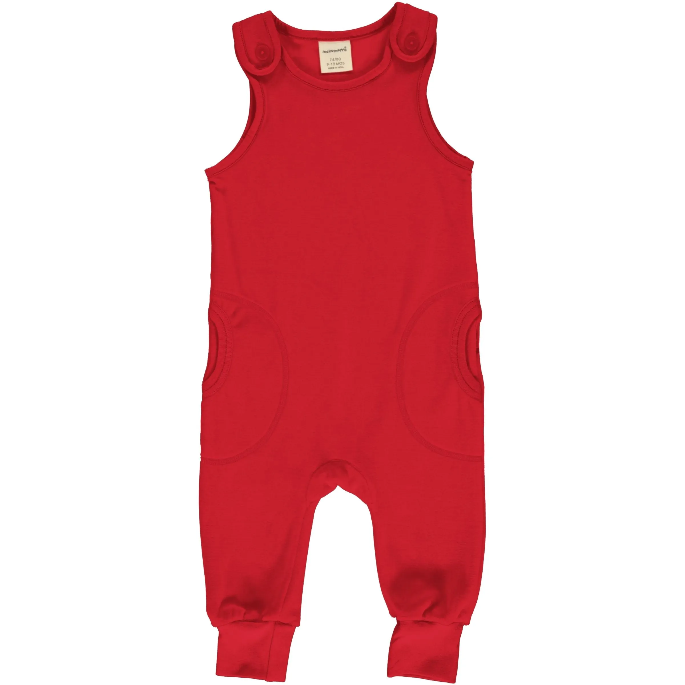 Maxomorra Ruby Velour Romper