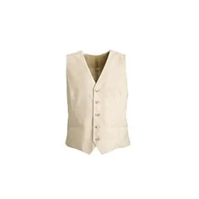 Men's Beige melange Suit Waistcoat - LAZARE