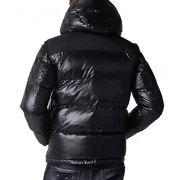 Men's Police Kamet Black Padded Puffer Jacket & Gilet