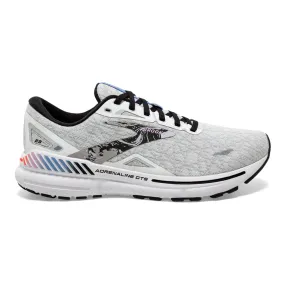 Men's Brooks Adrenaline GTS 23, White/Black/Orchid Bouquet, 10.5 D Medium - Buy Online