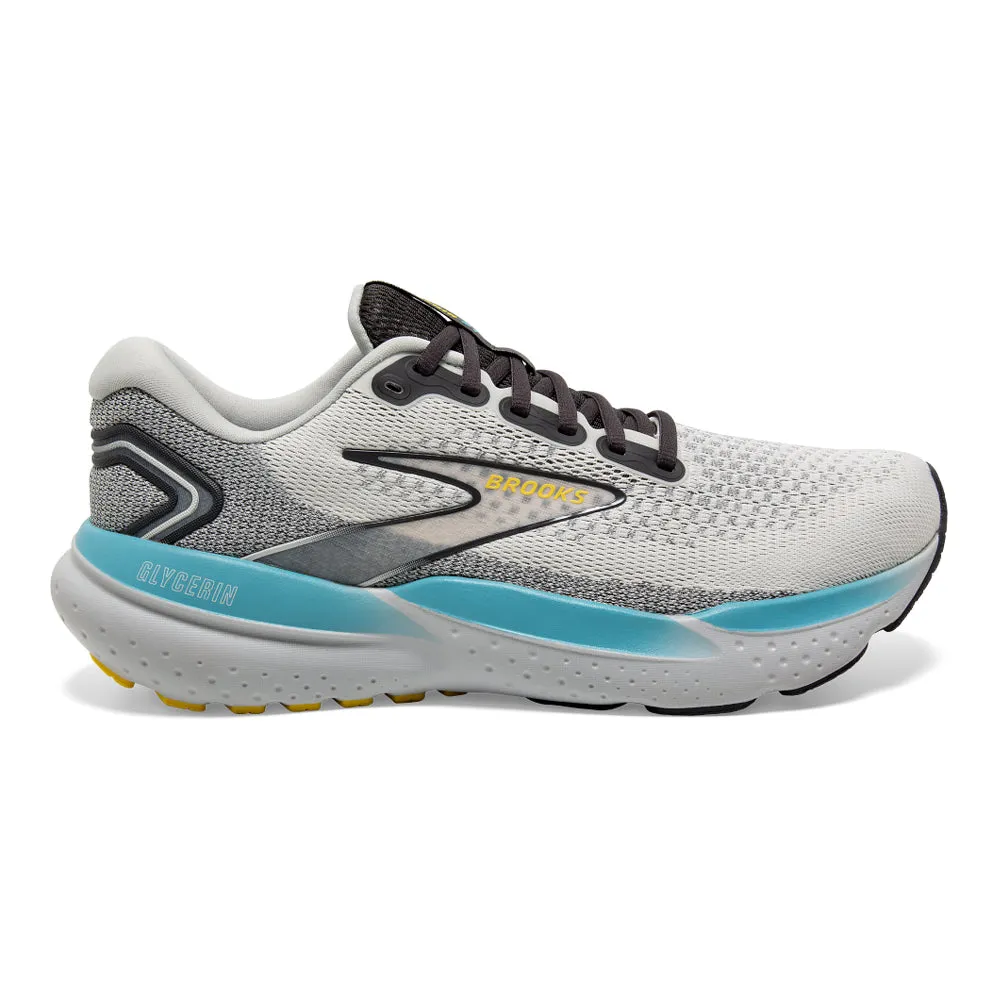 Men's Brooks Glycerin 21 Coconut Forged Iron Yellow 14 2E Wide